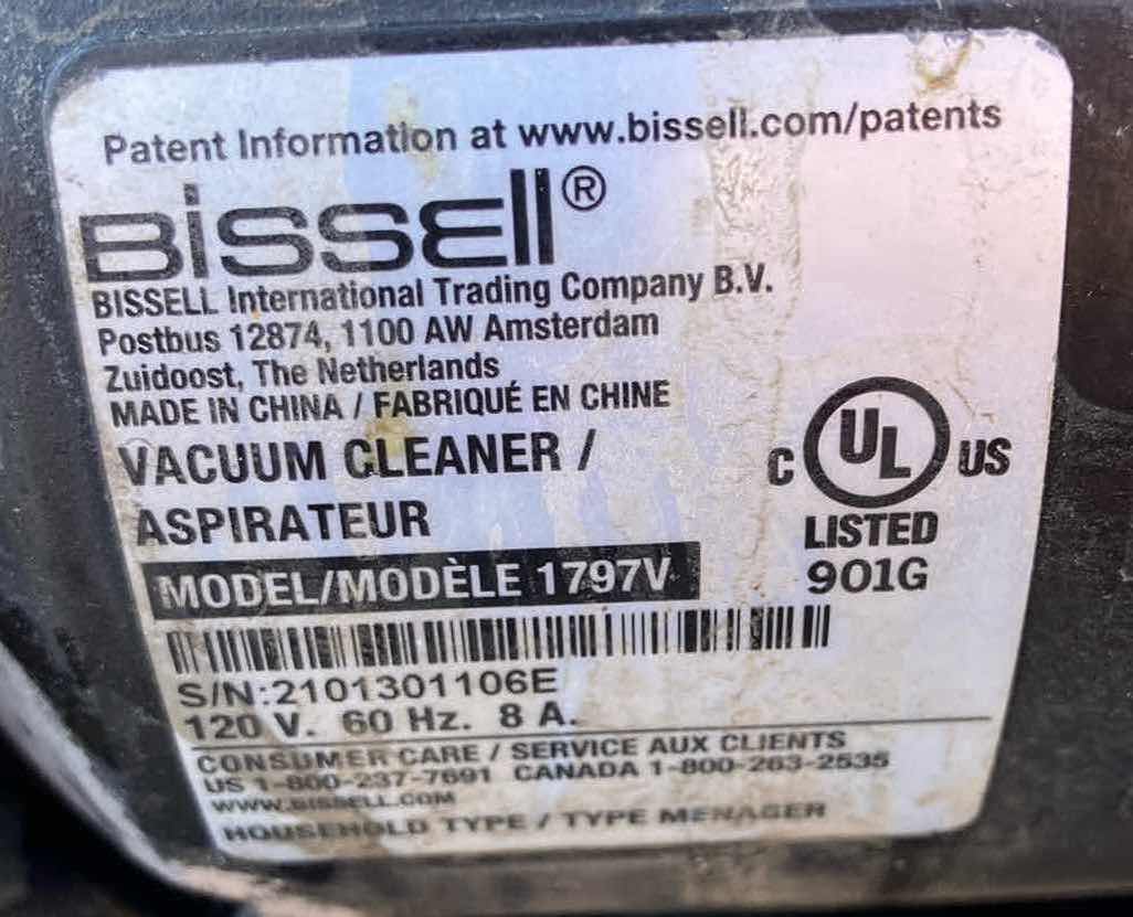 Photo 1 of BISSELL POWER FORCE HELIX TURBO REWIND PET UPRIGHT VACUUM  MODEL 1797V