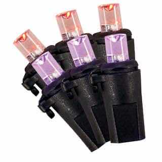 Photo 1 of 2-PACK HOME ACCENTS HOLIDAY 100L PURPLE TO ORANGE CONCAVE COLOR CHANGING LED LIGHTS