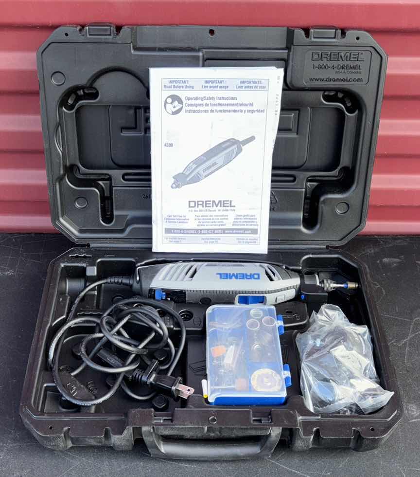 Photo 4 of DREMEL 4300-5/40 VARIABLE SPEED ROTARY TOOL W CASE