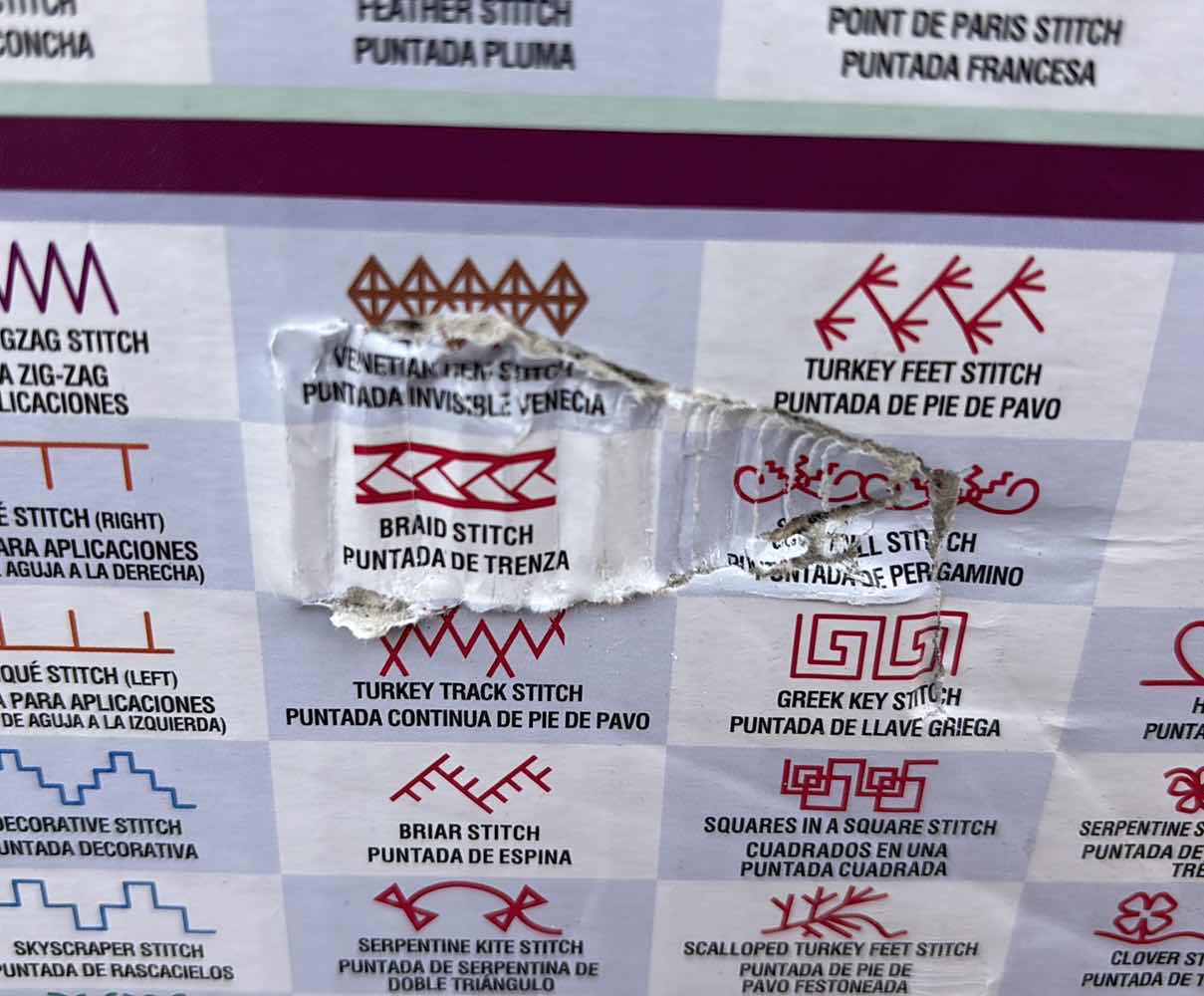 Photo 1 of NEW BROTHER COMPUTERIZED SEWING MACHINE (CE1100PRW)