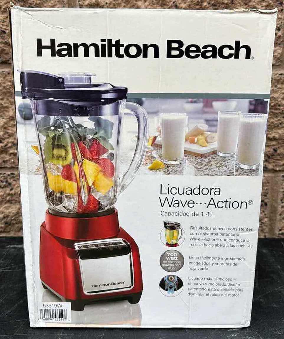 Photo 1 of NEW HAMILTON BEACH WAVE ACTION BLENDER (700 WATTS, 6 CUP CAPACITY, #53519W)