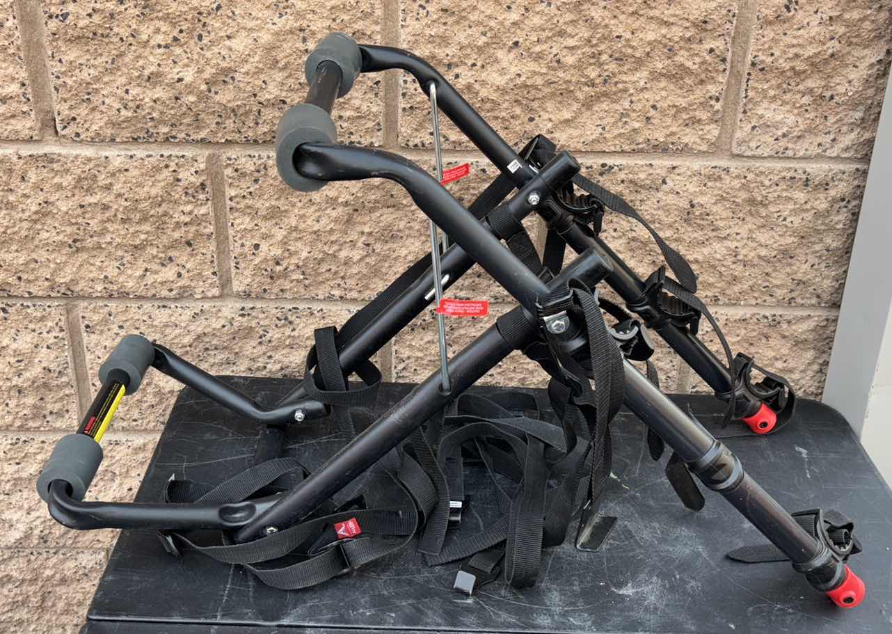 Photo 1 of ALLEN SPORTS DELUXE TRUNK MOUNT 3-BIKE CARRIER (BLACK/RED, #103DN-R)