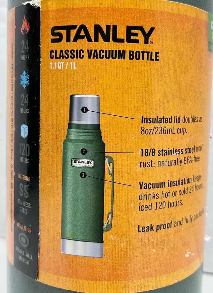 Photo 1 of STANLEY THE LEGENDARY CLASSIC VACUUM BOTTLE 1.1QT