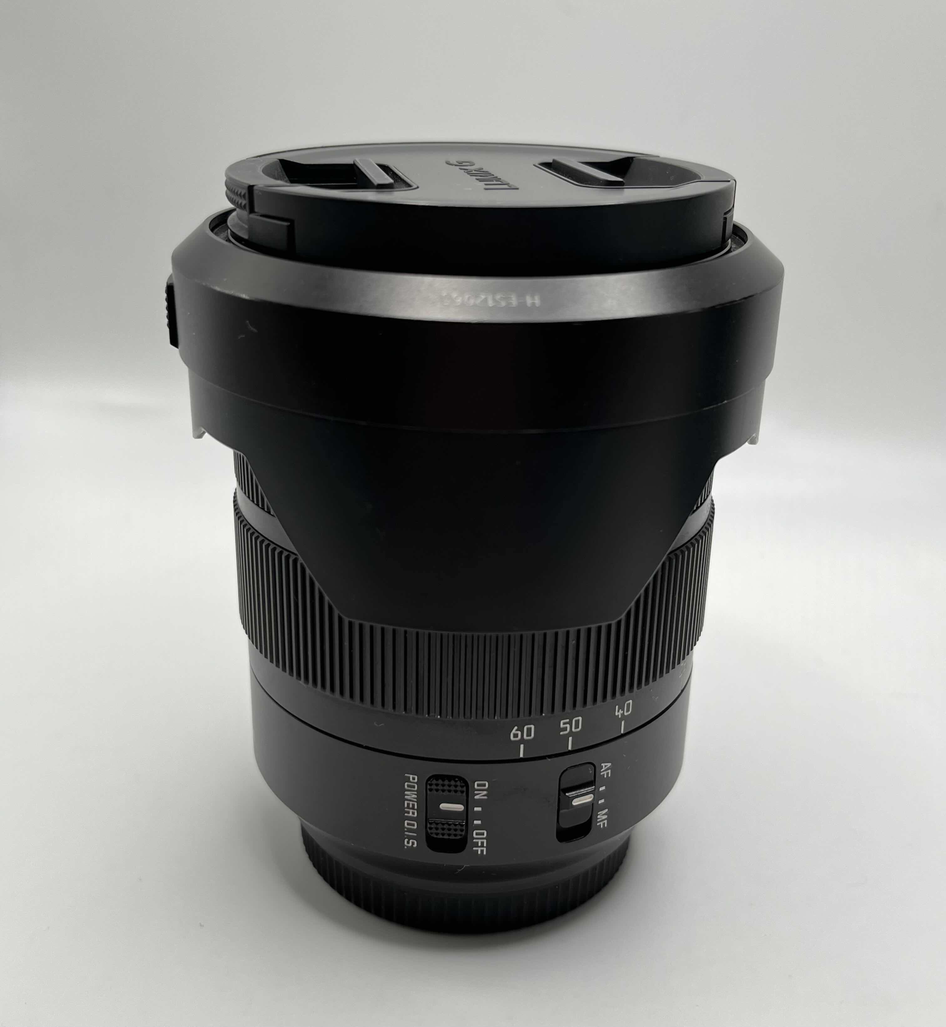 Photo 1 of PANASONIC LUMIX G SERIES LEICA DG VARIO-ELMARIT 1:2.8-4.0 12-60MM ASPH DUAL I.S 2.0 POWER O.I.S H-ES12060 W LUMIX SOFT CASE