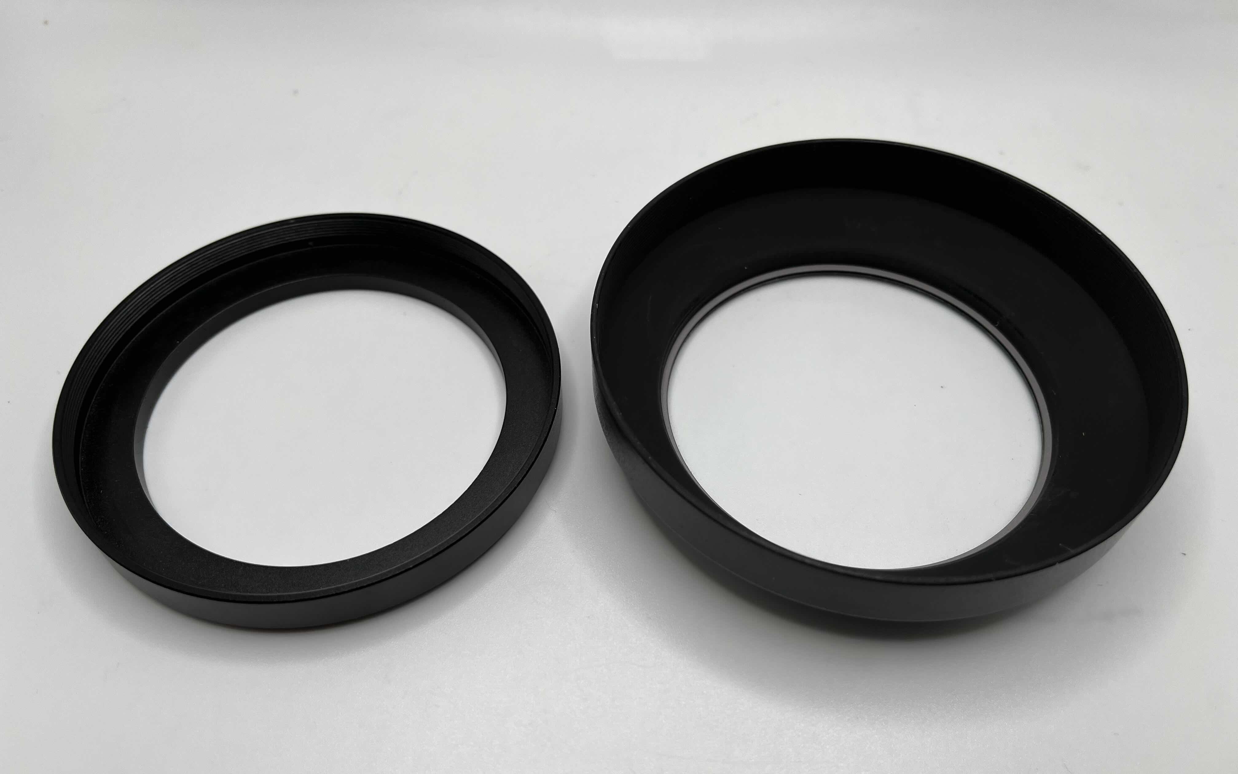 Photo 1 of CAVISION THREADED STEP UP CAMERA RING AR82-67012 & SONIA WIDE ANGLE CAMERA LENS HOOD 72MM