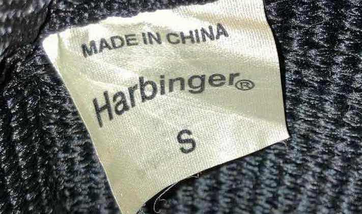 Photo 1 of HARBINGER 4” BLACK NYLON WEIGHTLIFTING BELT MENS SIZE S