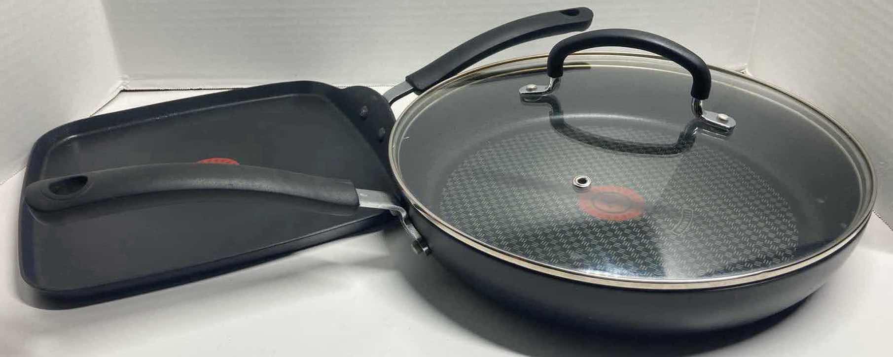 Photo 1 of T-FAL ULTIMATE HARD ANODIZED TITANIUM NONSTICK COOKWARE (SET OF 7)