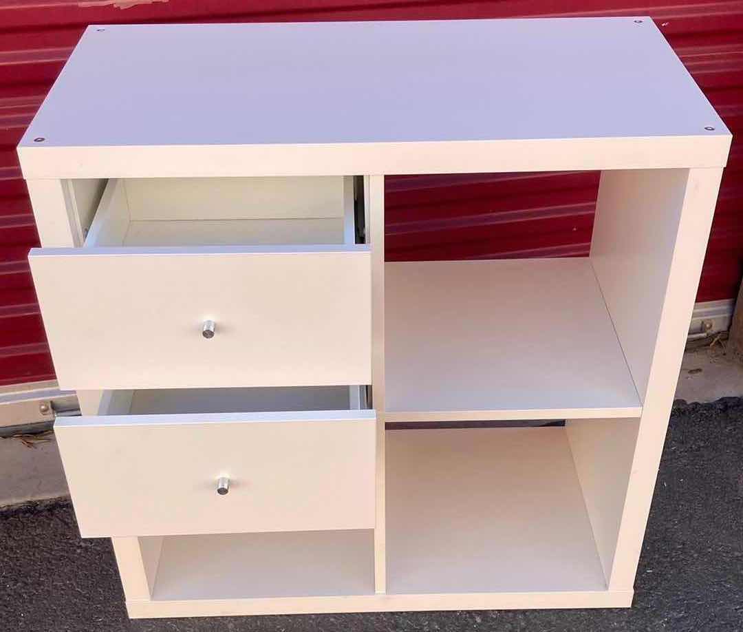 Photo 1 of FLEXI STORAGE WHITE CLEVER CUBE W 2 DRAWERS 30” X 15.5” H30.2”