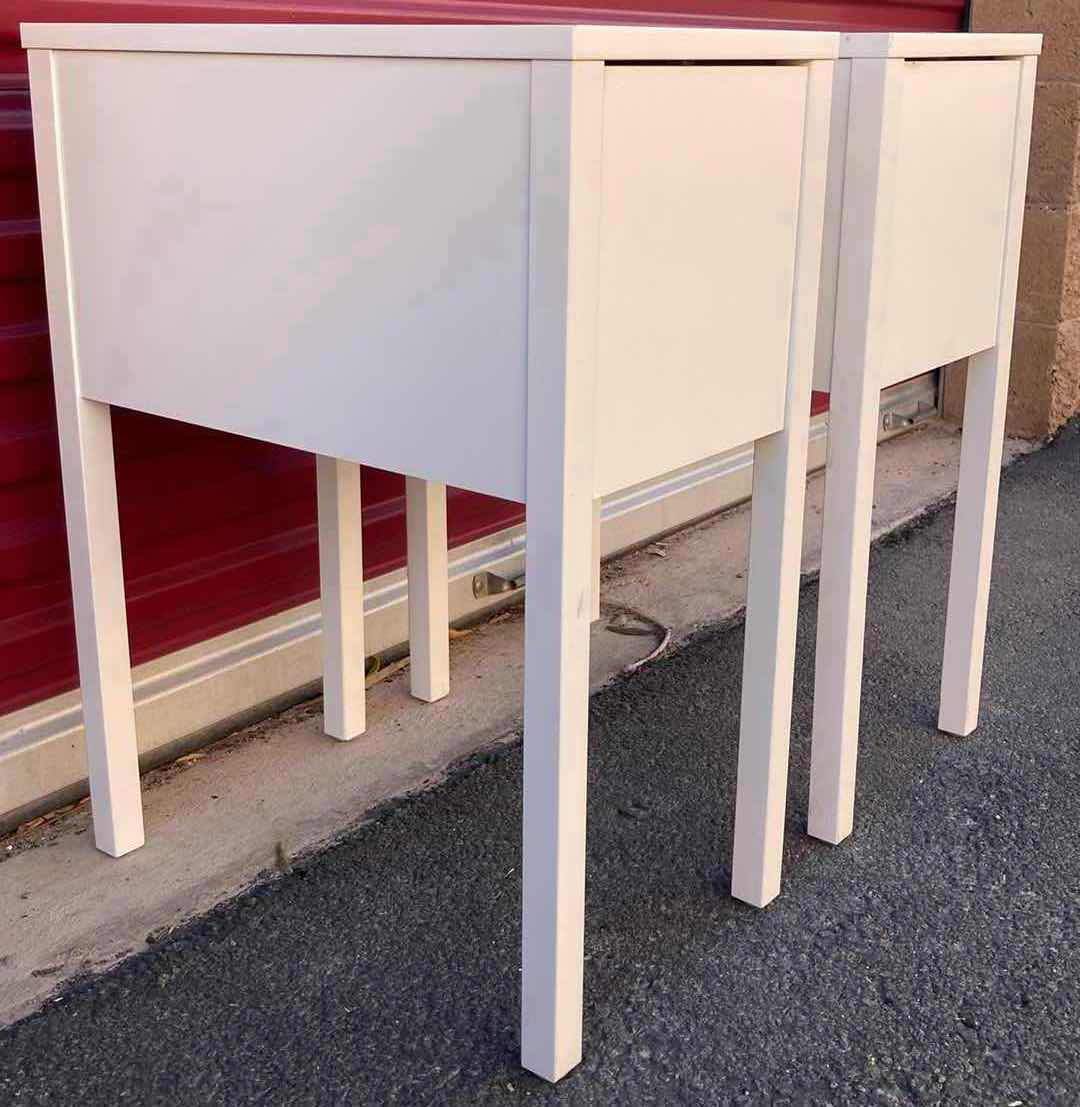 View 3 of IKEA NORDLI WHITE NIGHTSTAND 12” X 19.8” H26.5” (SET OF 2)