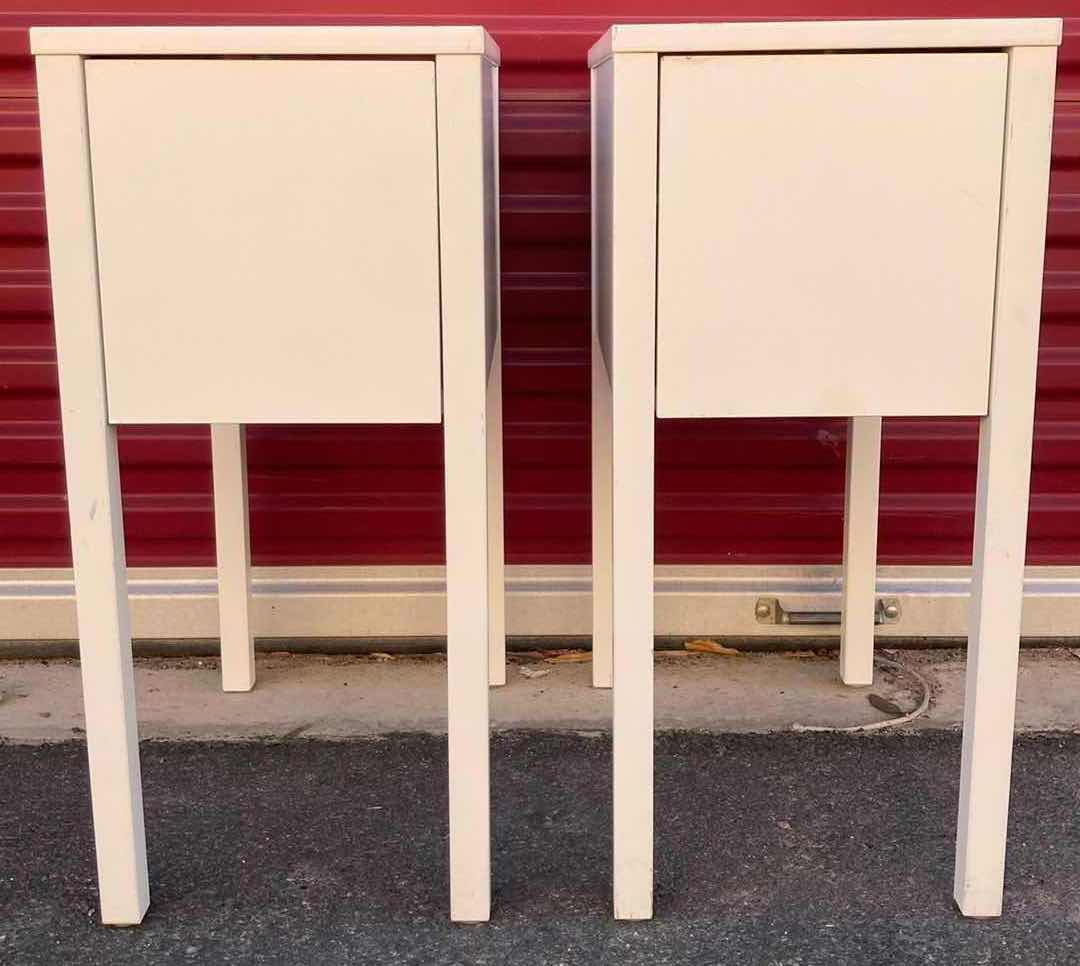 View 1 of IKEA NORDLI WHITE NIGHTSTAND 12” X 19.8” H26.5” (SET OF 2)