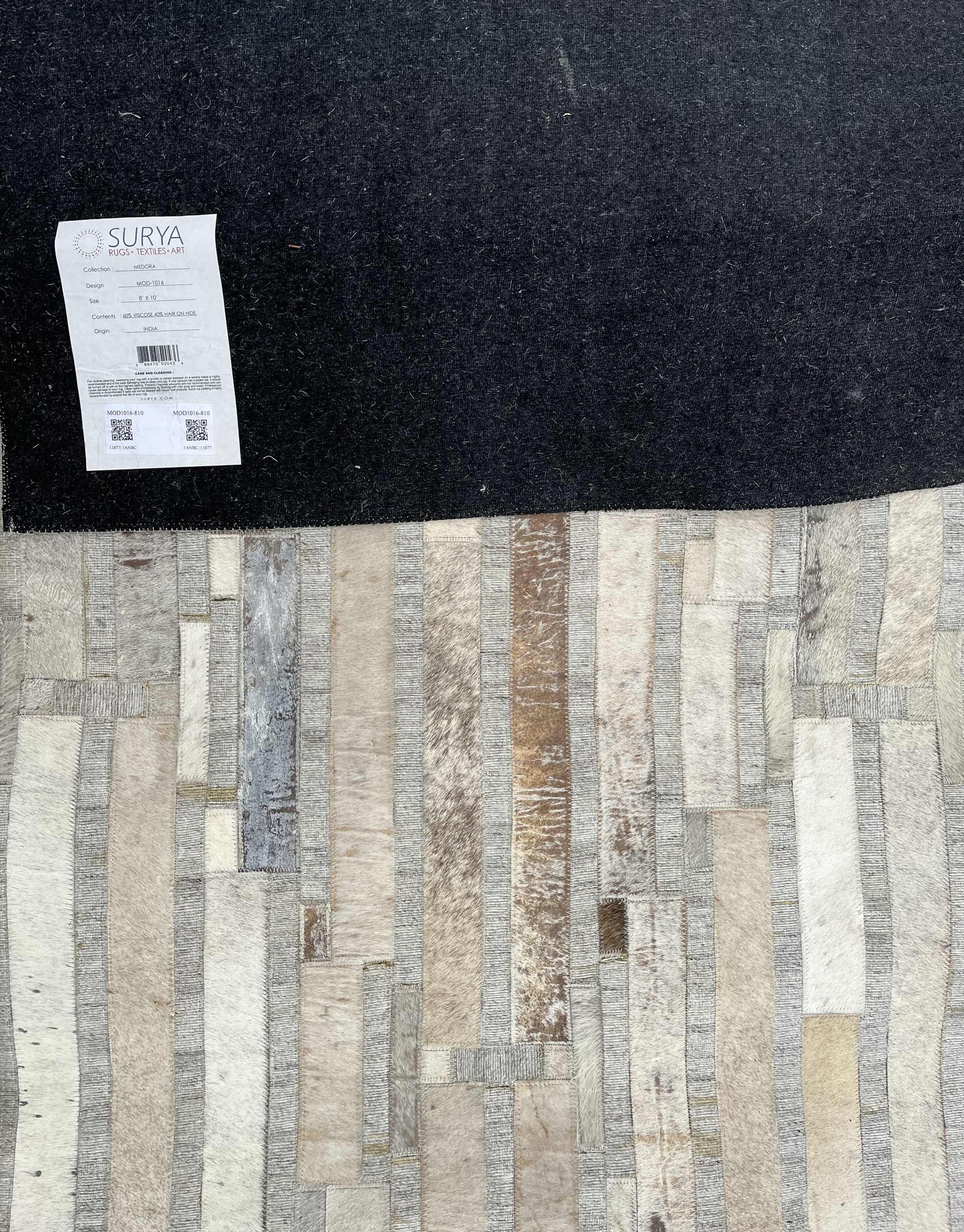 Photo 1 of SURYA MEDORA FARMHOUSE COTTAGE MULTI-STRIPED AREA RUG STYLE MOD-1016 8' X 10'