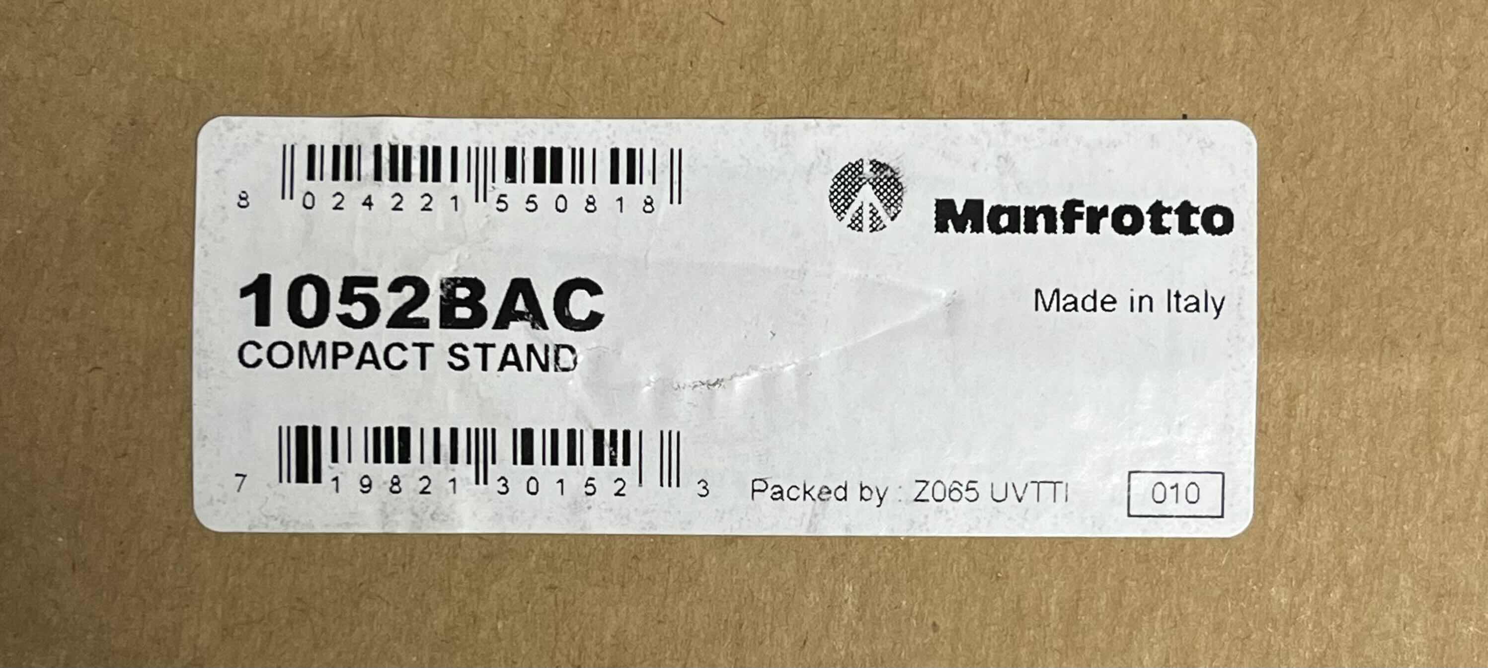 Photo 1 of MANFROTTO 93” AIR CUSHIONED ALUMINUM  PRO LIGHTING COMPACT STAND 1052BAC