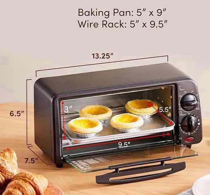 Photo 5 of ELITE GOURMET 2-SLICE TOASTER OVEN MODEL ETO236