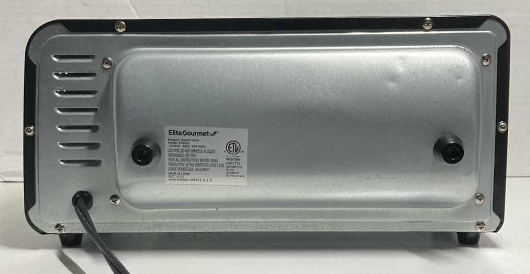Photo 4 of ELITE GOURMET 2-SLICE TOASTER OVEN MODEL ETO236