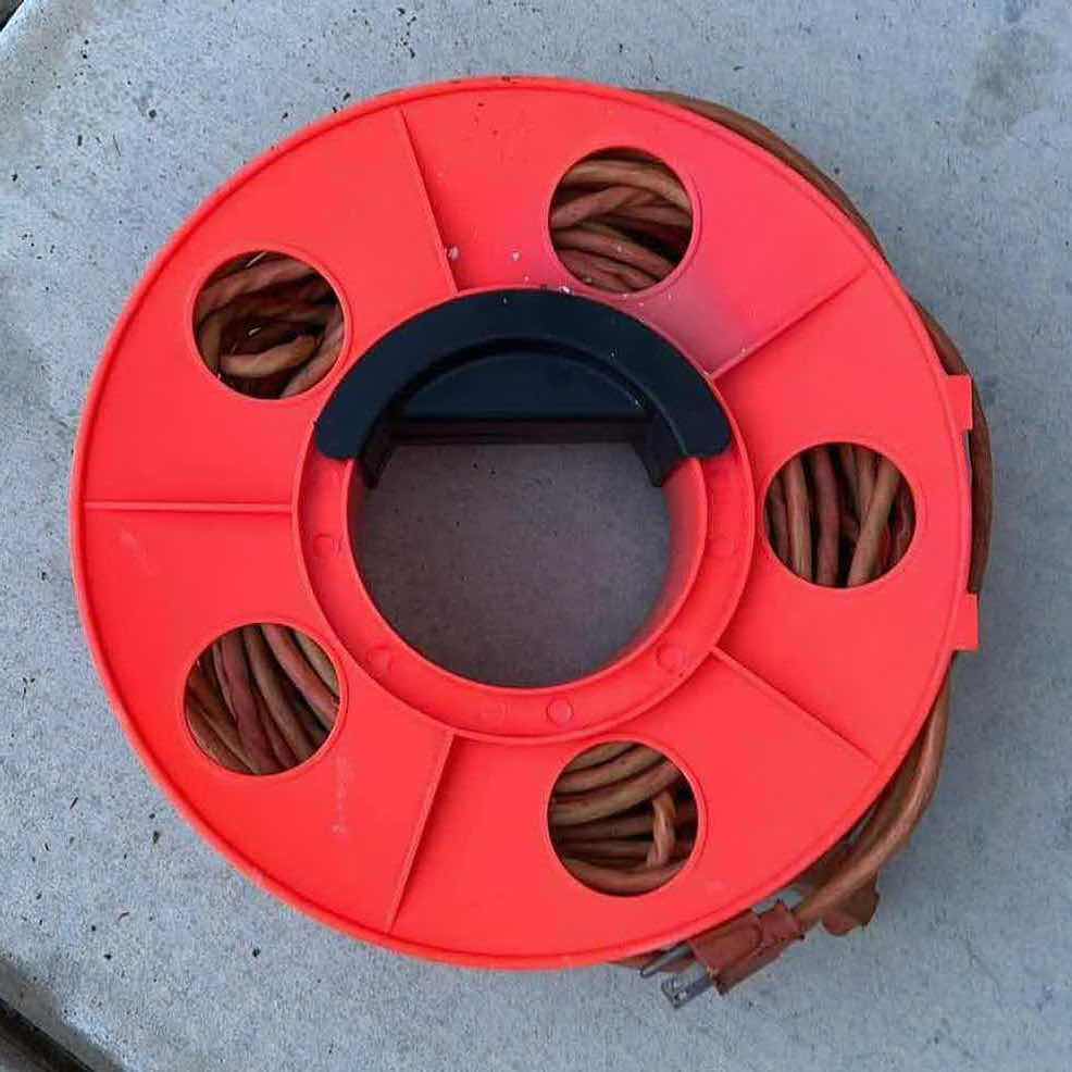 Photo 1 of ORANGE EXTENSION CORD W REEL & ORANGE EXTENSION CORD 50’-100’