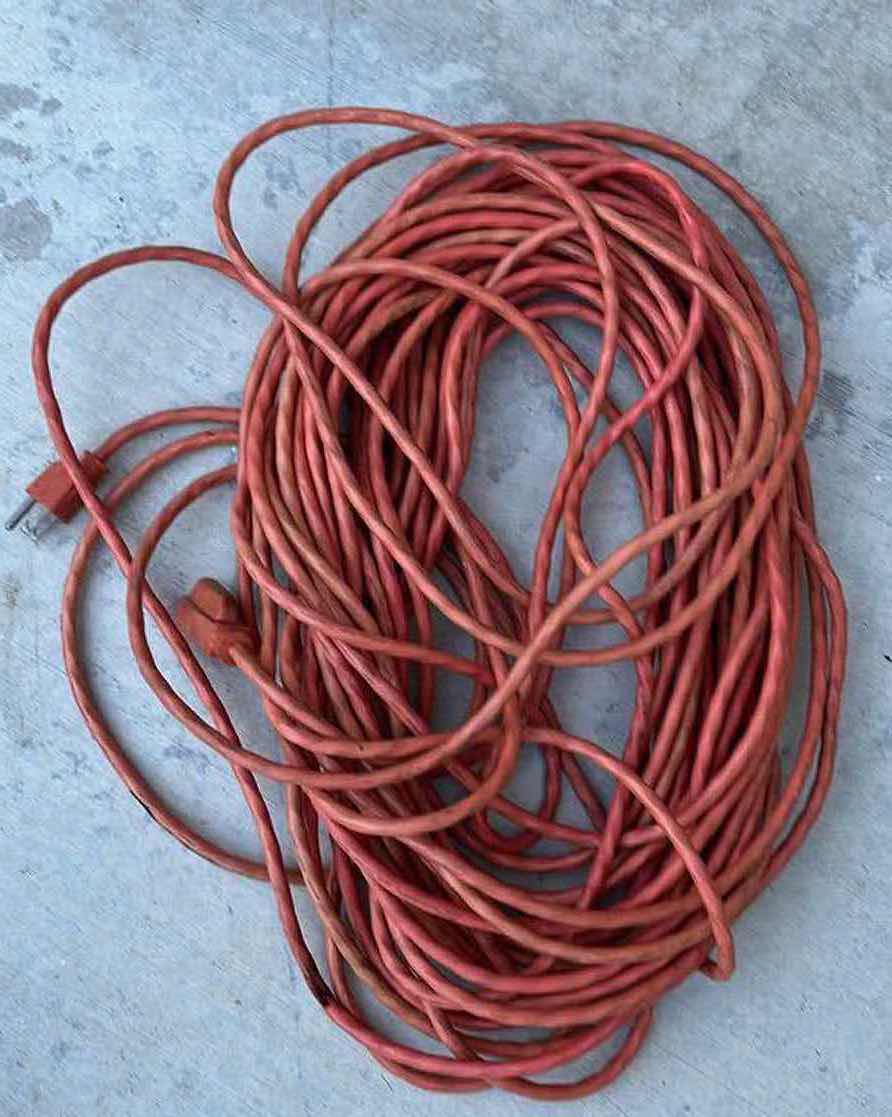 Photo 1 of ORANGE EXTENSION CORD W REEL & ORANGE EXTENSION CORD 50’-100’