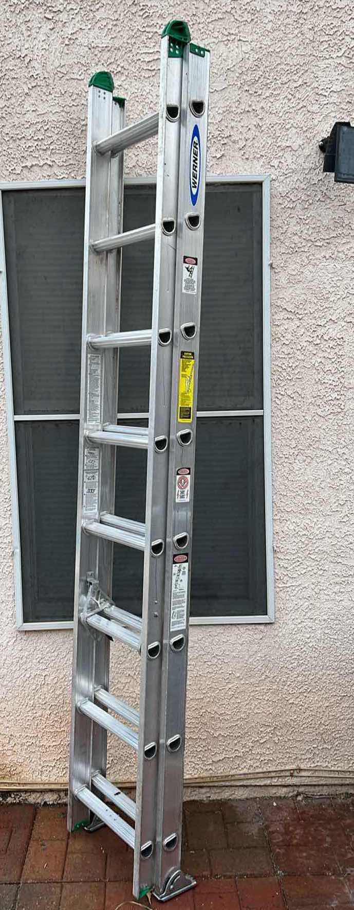 Photo 1 of WERNER 16FT EXTENDABLE LADDER MODEL D1216-2