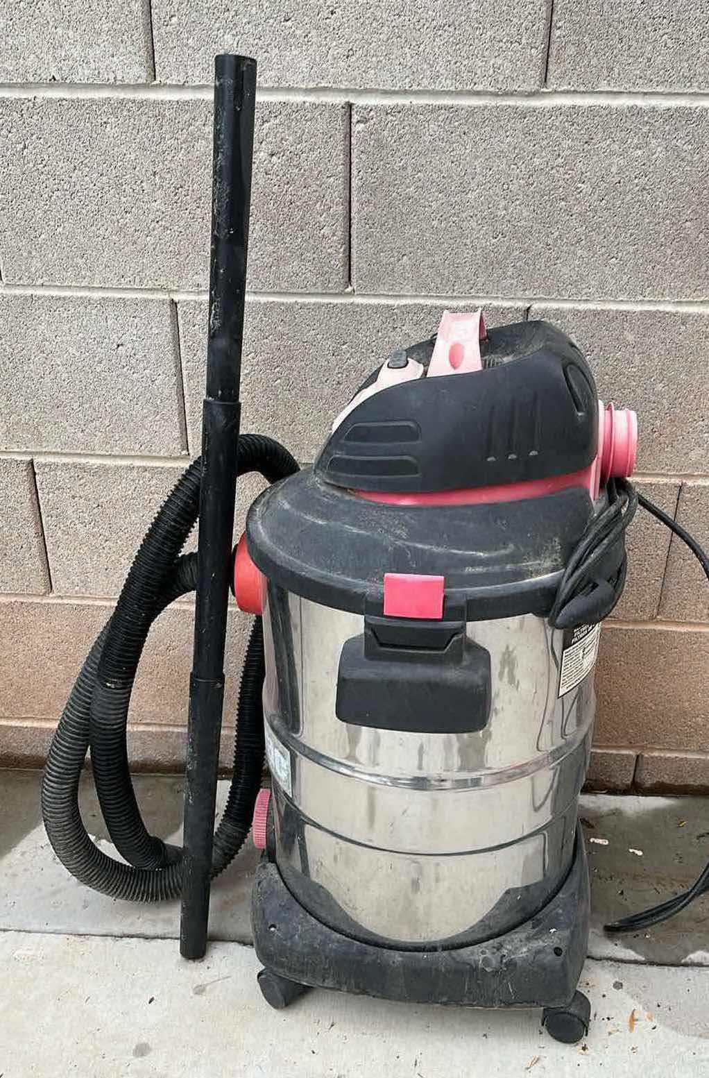 Photo 1 of SHOPVAC STAINLESS STEEL WET/DRY VACUUM 12GAL MODEL SL14-600C