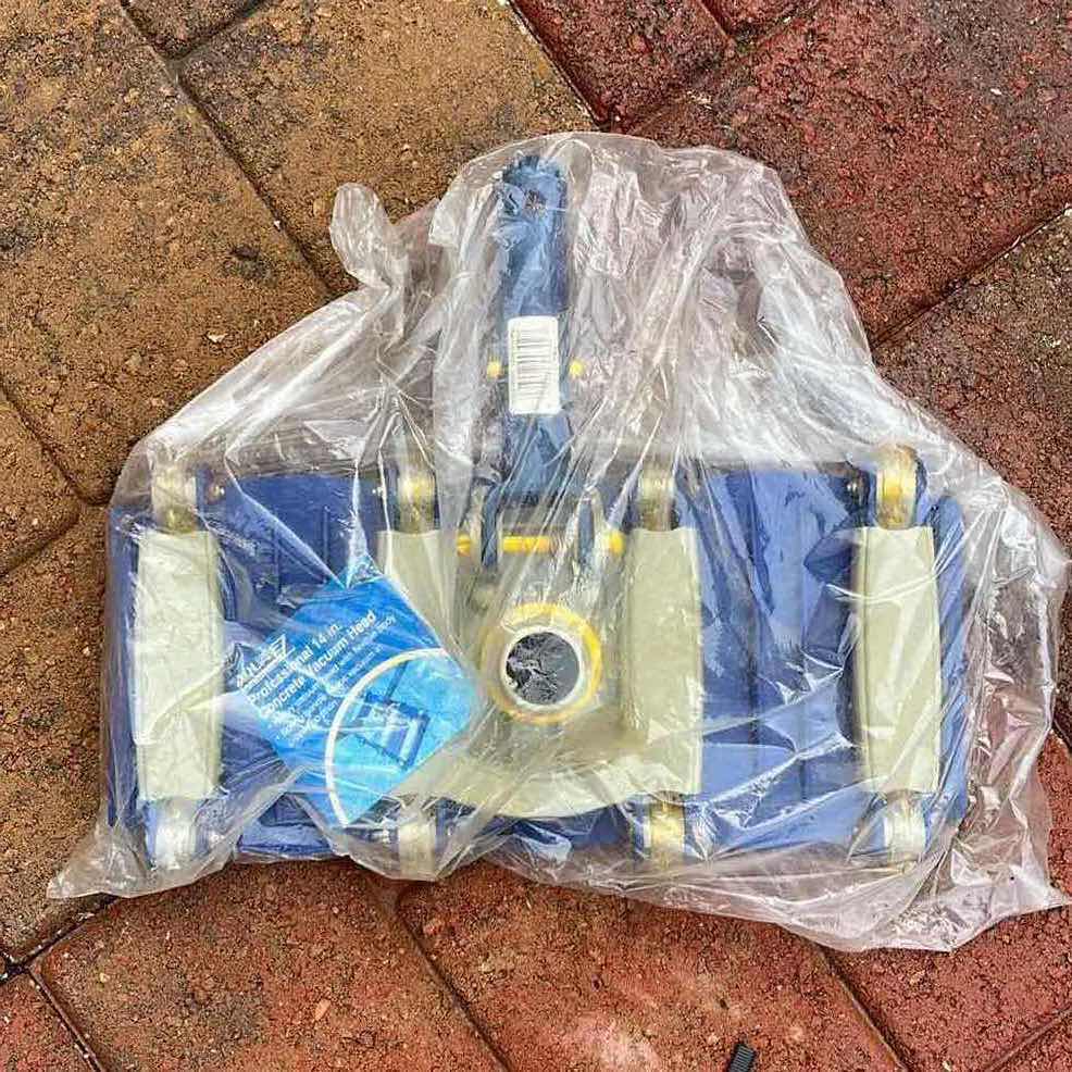 View 2 of AQUA EZ PRO 14” CONCRETE VACUUM HEAD W POOL CLEANING HOSES (7)- VARIOUS SIZES