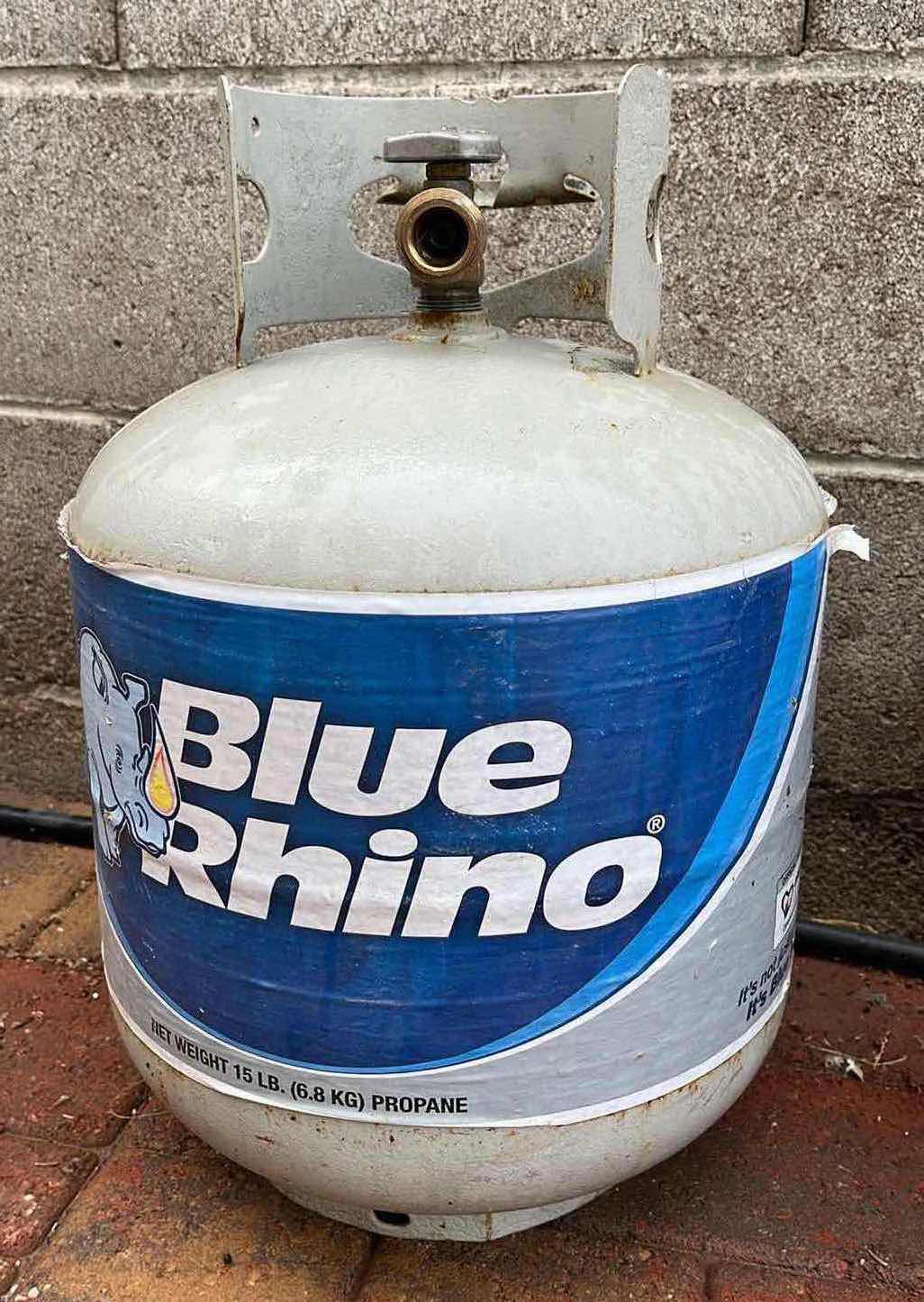 Photo 1 of BLUE RHINO 15LB PROPANE TANKS (2)