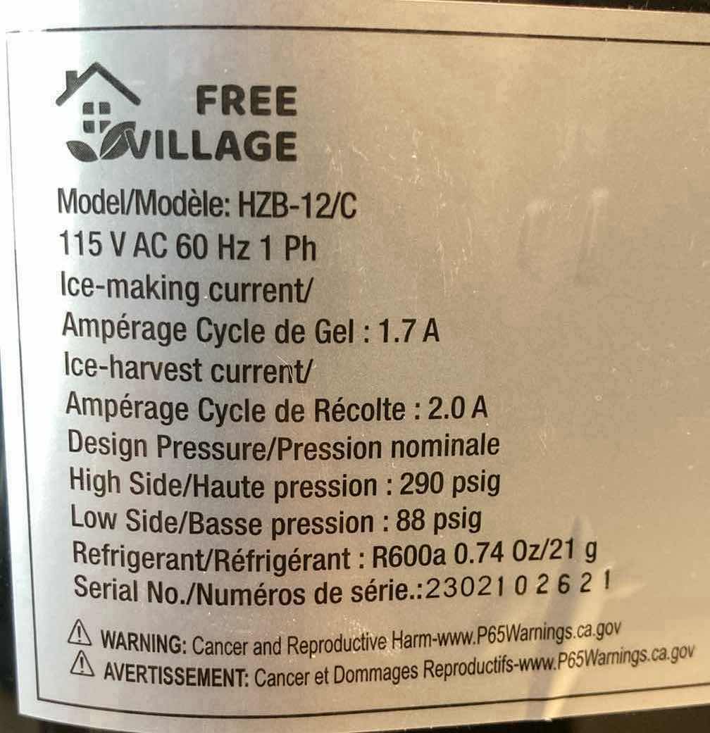 Photo 1 of AGLUCKY COUNTERTOP SELF CLEANING ICE MAKER MACHINE MODEL HBZ-12/C