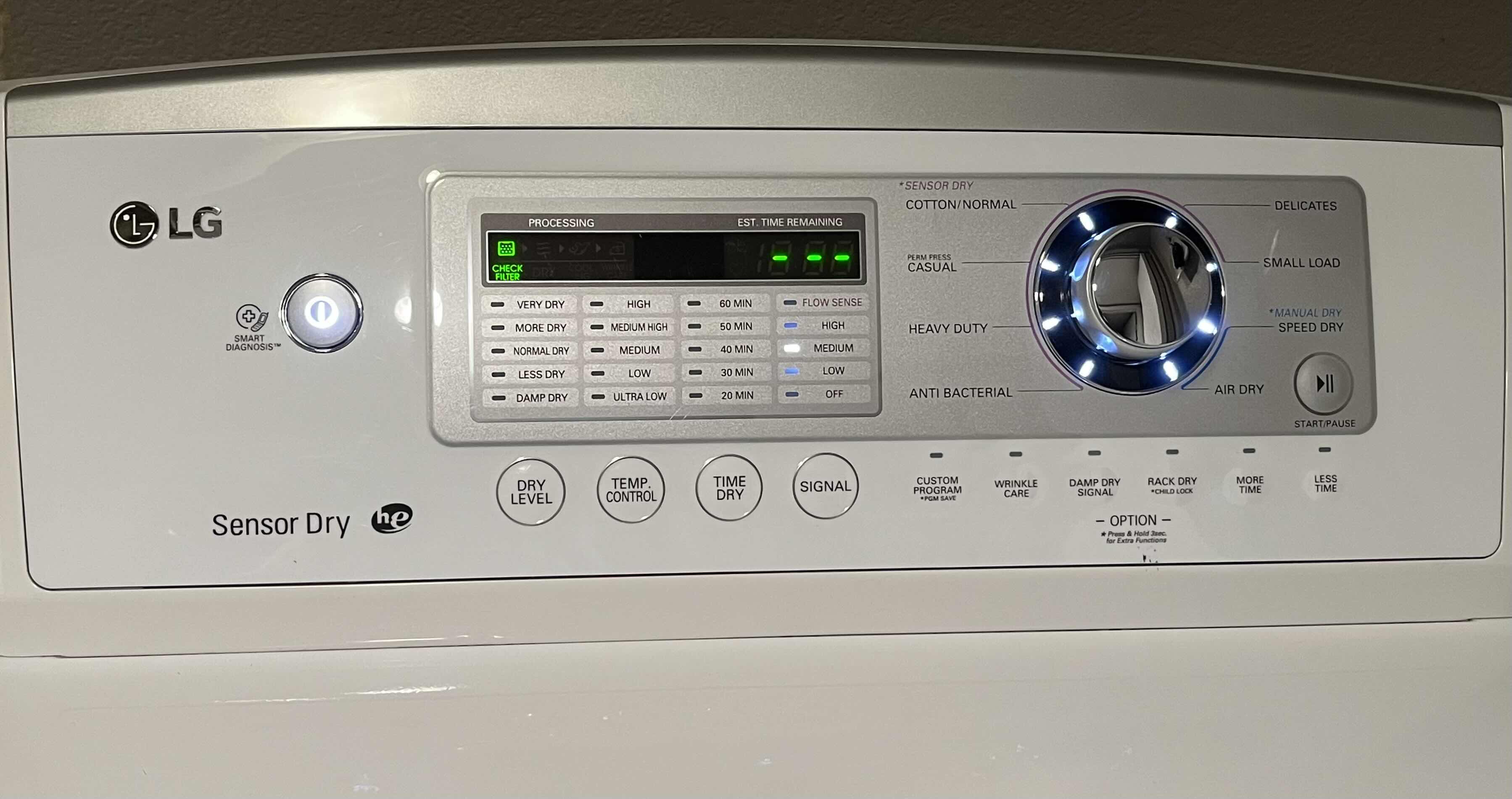 Photo 1 of LG SENSOR DRY GAS DRYER MODEL DLG4971W