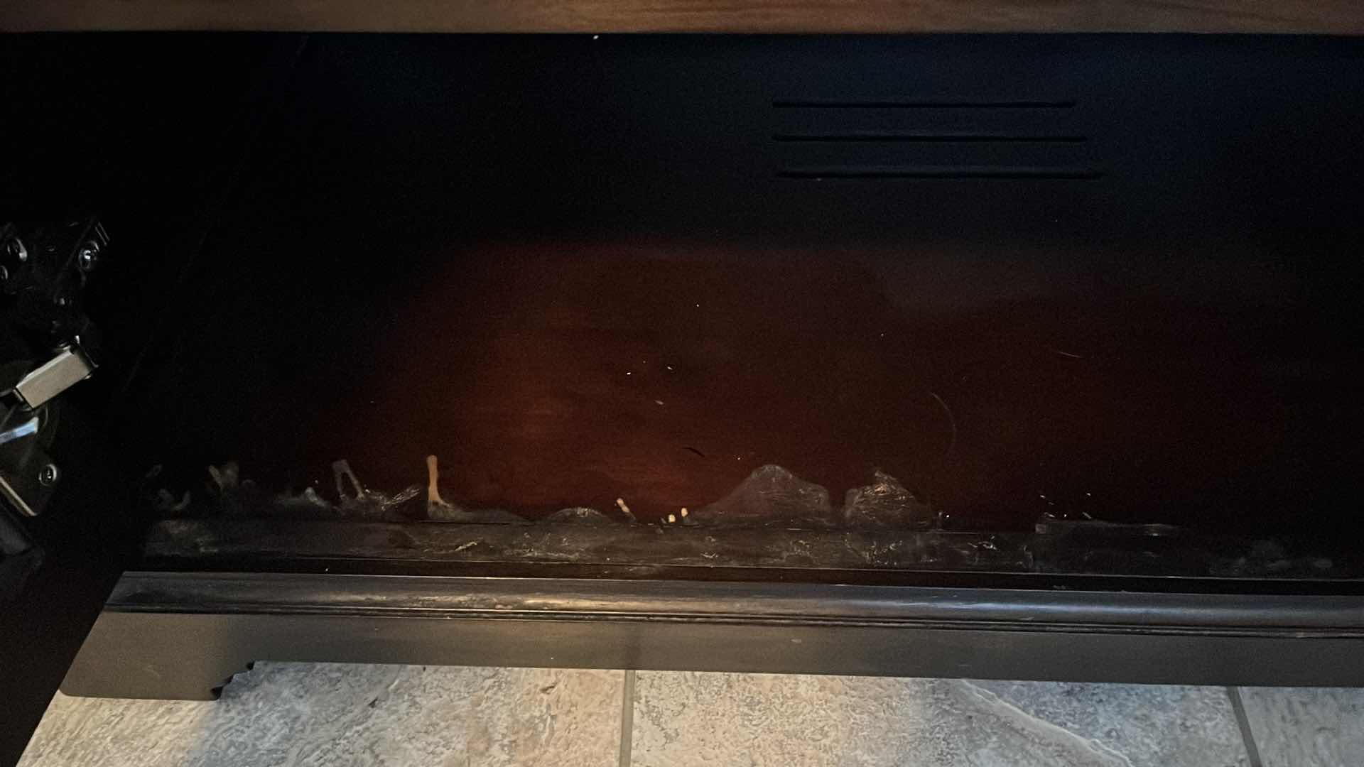 Photo 1 of BAYSIDE FURNISHINGS ASHCROFT DARK MAHOGANY FINISH TV CONSOLE MODEL ASH72YC 72” X 20” H36.5”