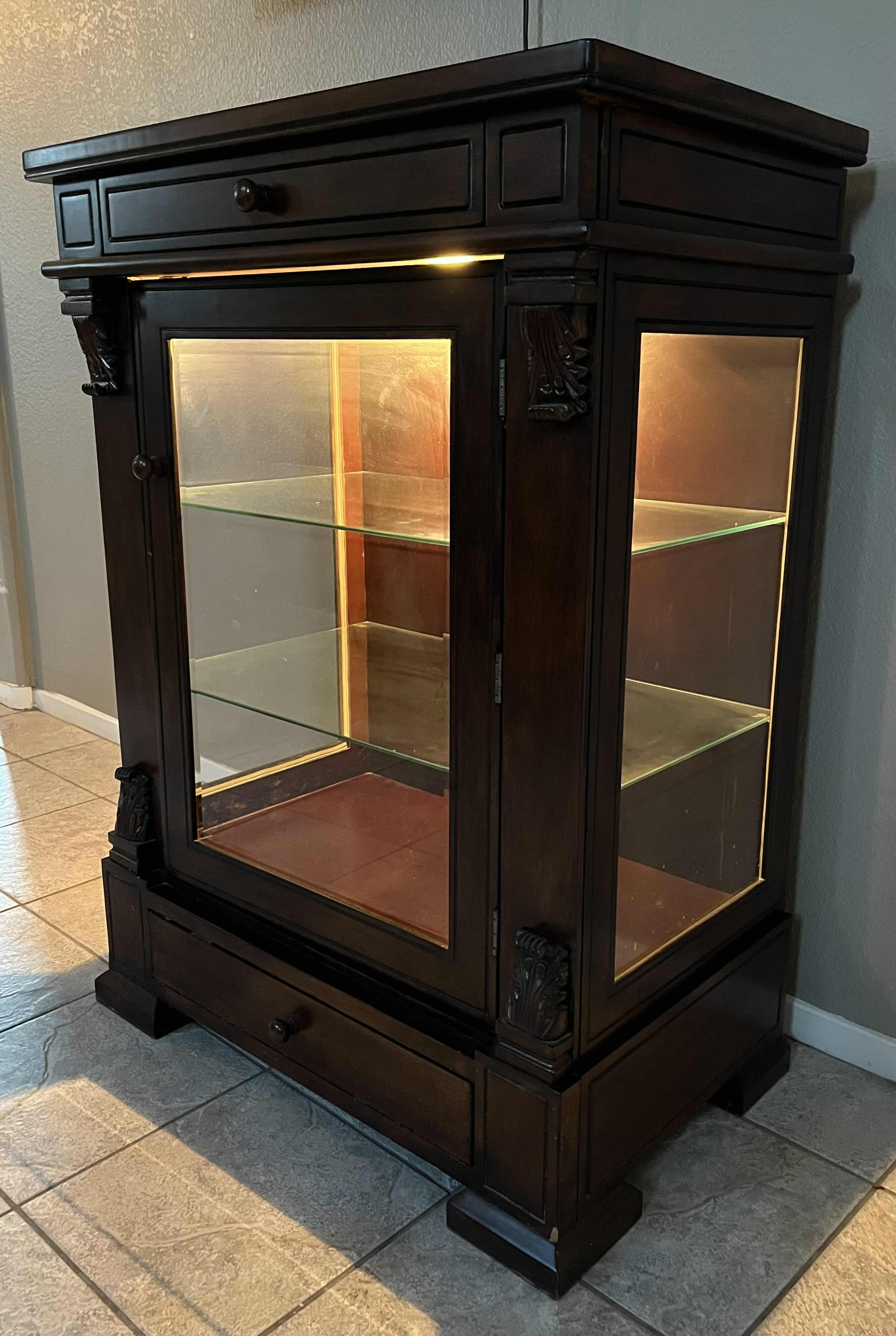 Photo 1 of ASHLEYS FURNITURE WILLMOT DISPLAY CABINET MODEL T308-18