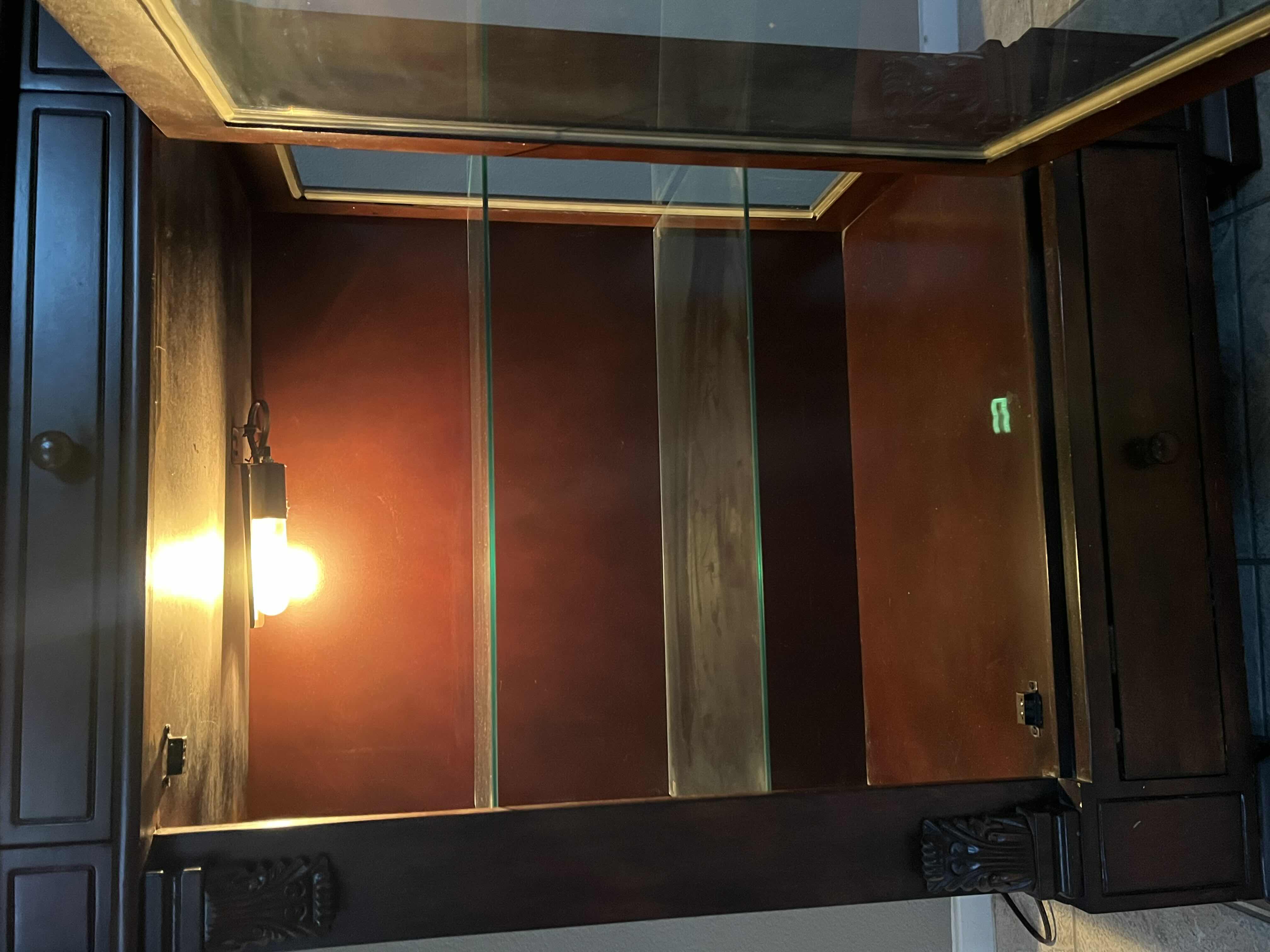 Photo 1 of ASHLEYS FURNITURE WILLMOT DISPLAY CABINET MODEL T308-18