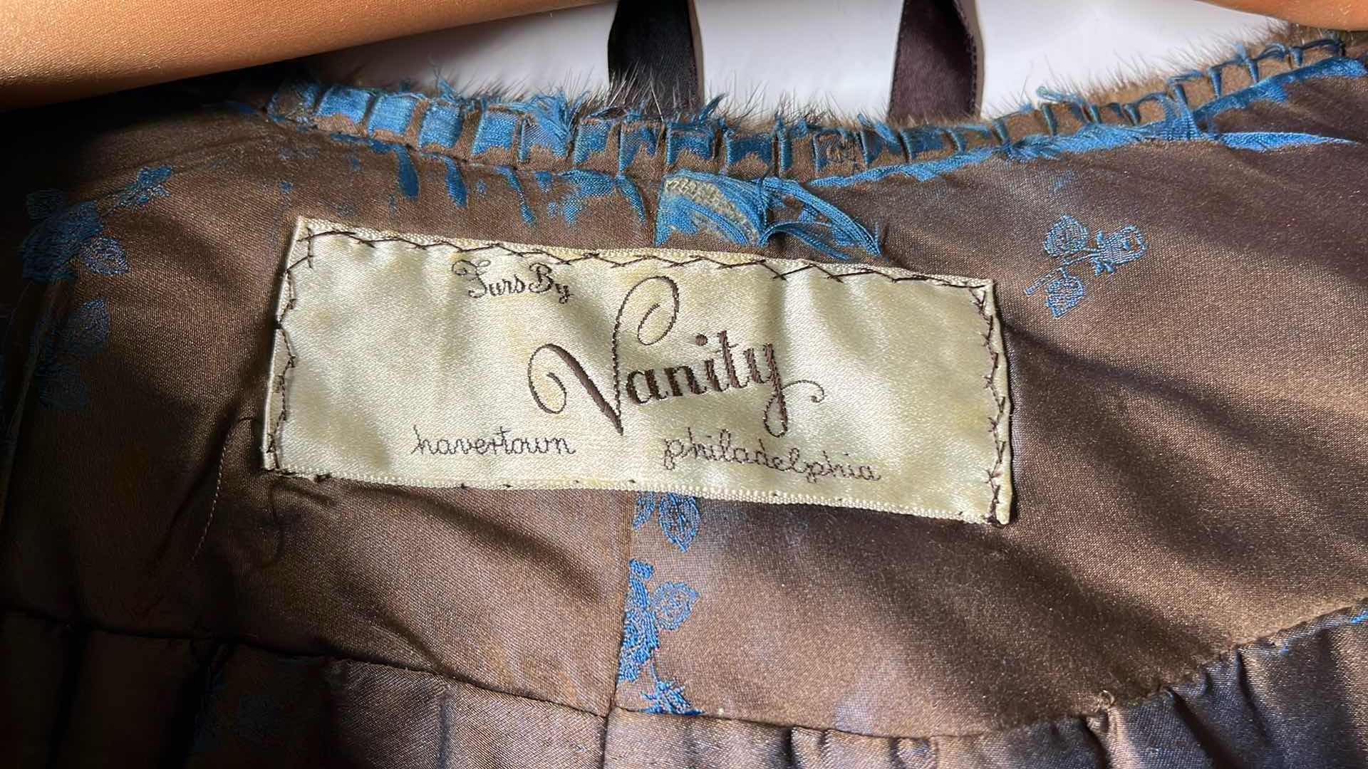 Photo 1 of VANITY FUR SHOULDER COAT WOMENS SIZE XS