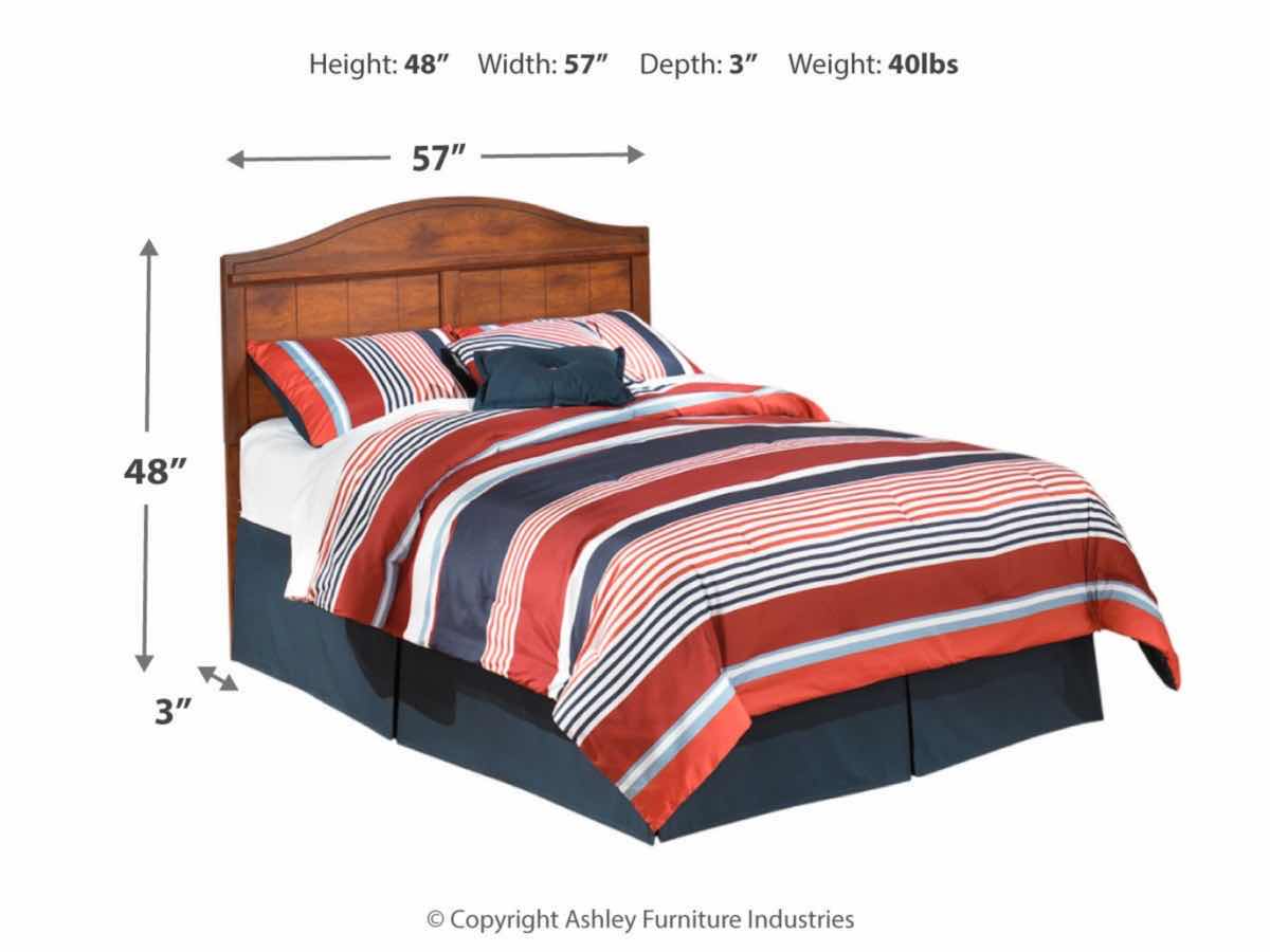 Photo 1 of ASHLEYS BARCHAN FULL SIZE PANEL BED FRAME W 2 DRAWER STORAGE & BEDDING