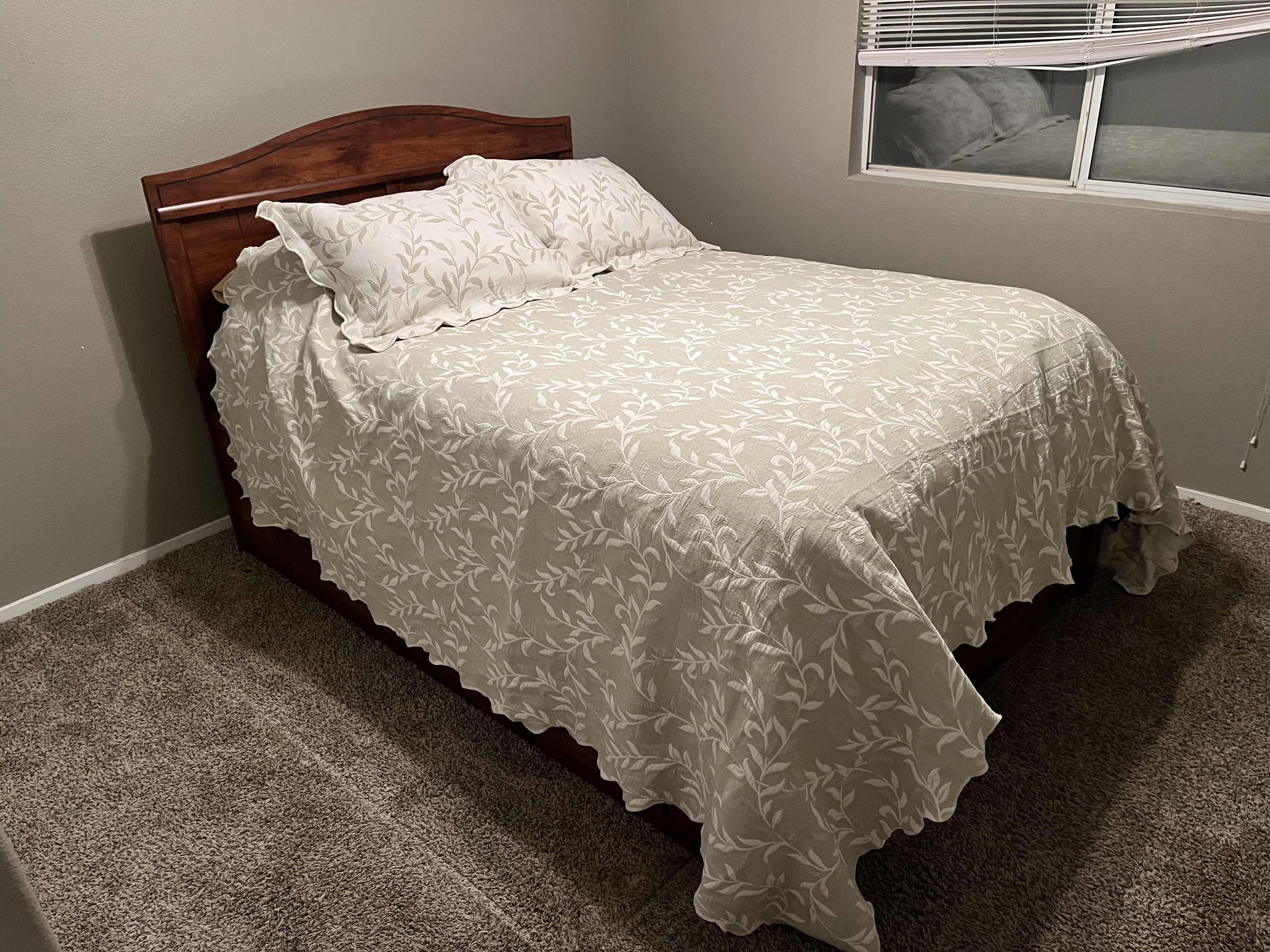 Photo 1 of ASHLEYS BARCHAN FULL SIZE PANEL BED FRAME W 2 DRAWER STORAGE & BEDDING