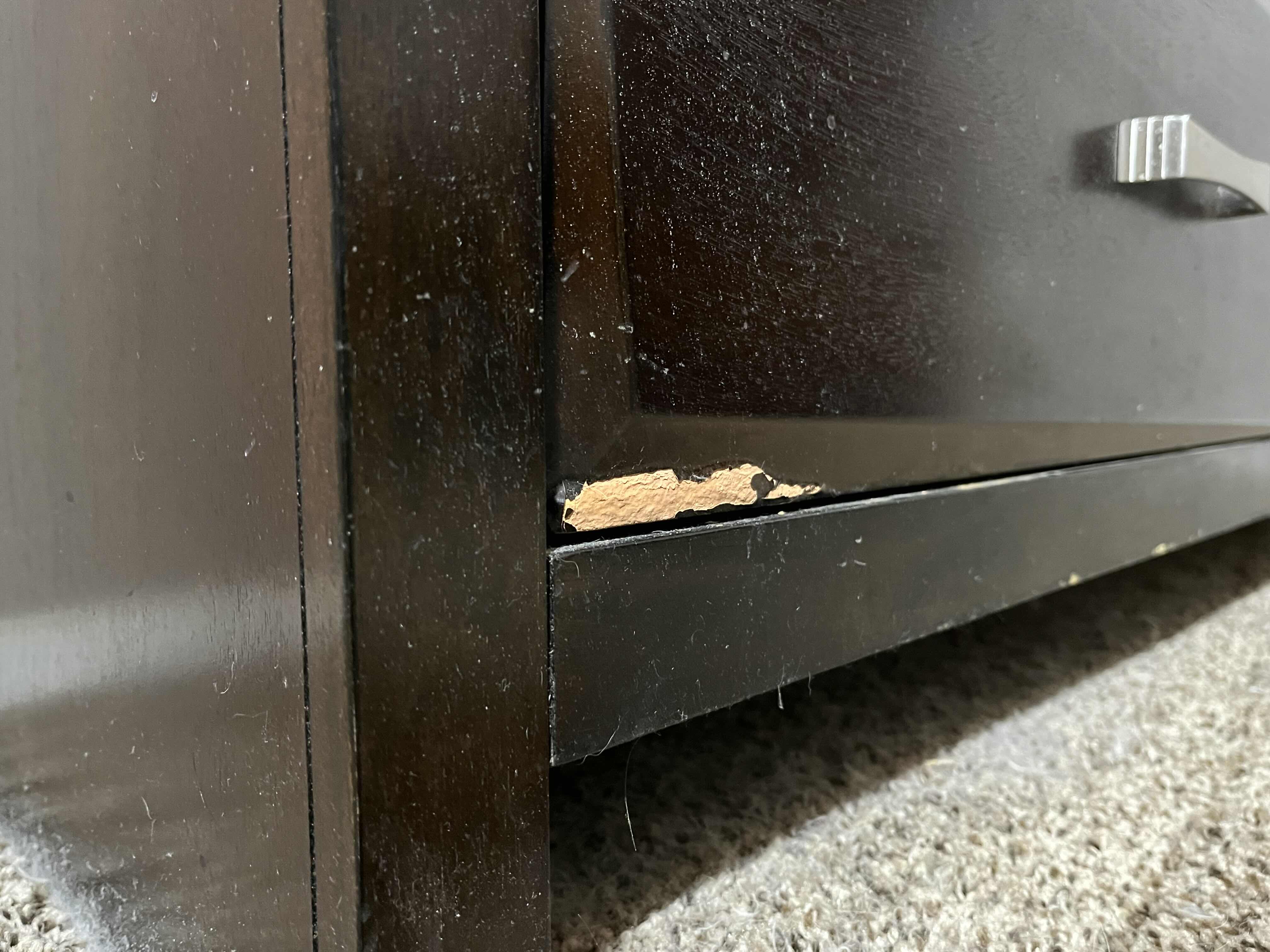 Photo 1 of COASTER FINE FURNITURE DARK ESPRESSO FINISH 6 DRAWER VANITY DRESSER 59” X 17” H72”