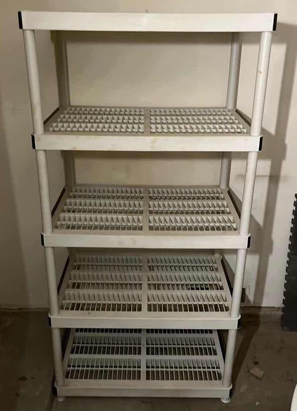 Photo 1 of PLASTIC STORAGE RACK 36” X 24” H72”