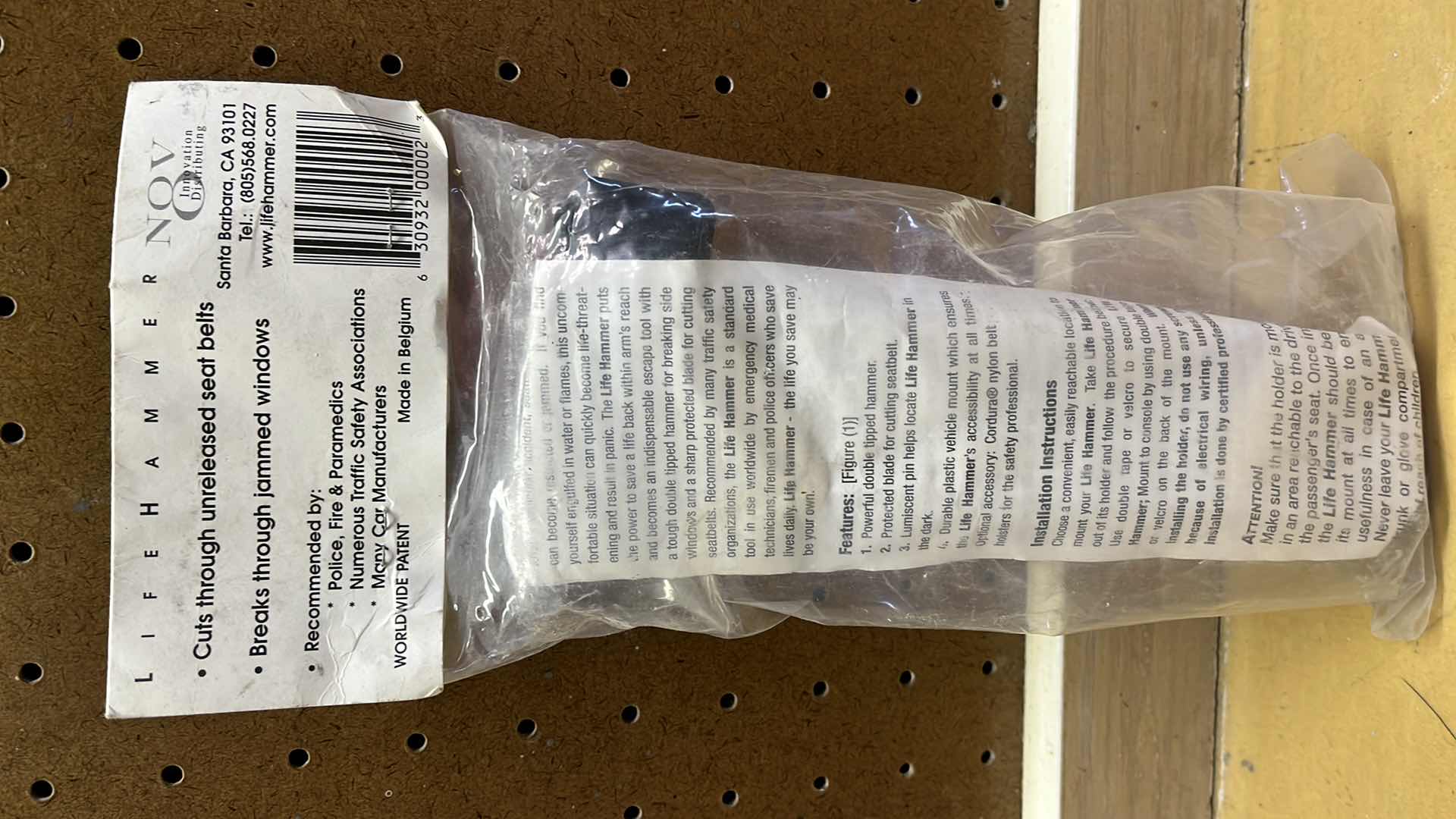 Photo 1 of LIFE HAMMER VEHICLE EMERGENCY SURVIVAL SITUATION HAMMER