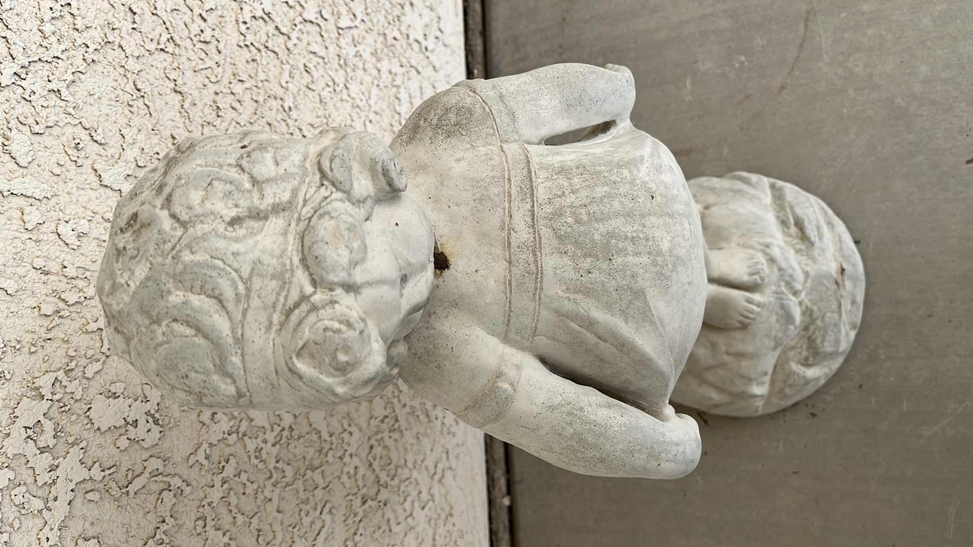 Photo 1 of LITTLE GIRL CURTSY CONCRETE STATUE 9” X 9” H22”