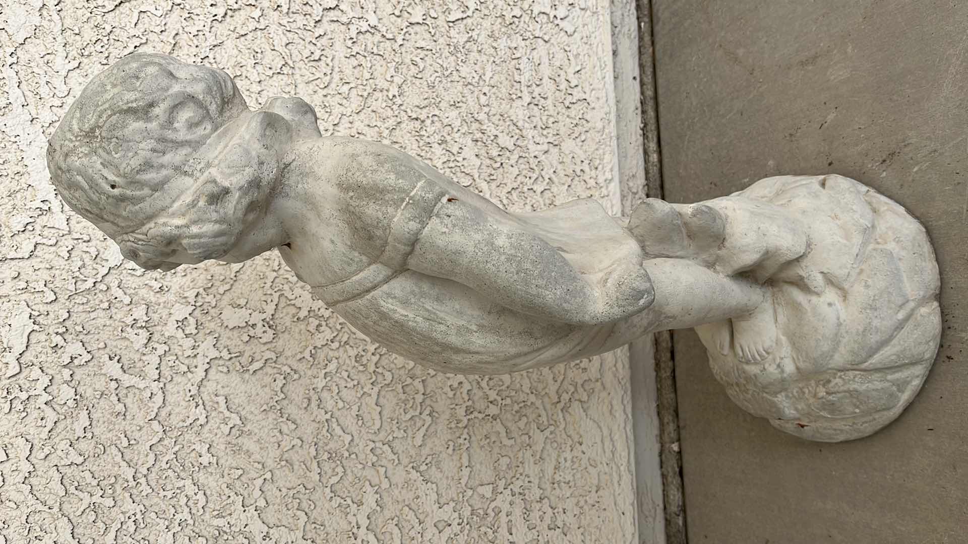 Photo 1 of LITTLE GIRL CURTSY CONCRETE STATUE 9” X 9” H22”