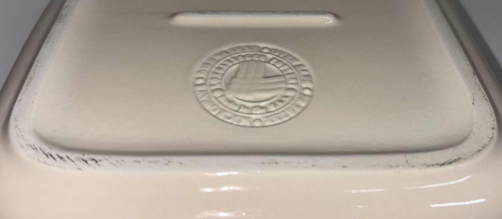 Photo 1 of LONGABERGER POTTERY WOVEN TRADITIONS CLASSIC BLUE 11” SQUARE BAKER DISH
