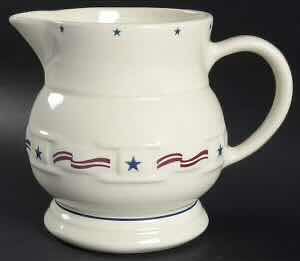 Photo 1 of LONGABERGER ALL AMERICAN 76 OZ PITCHER H7.25”