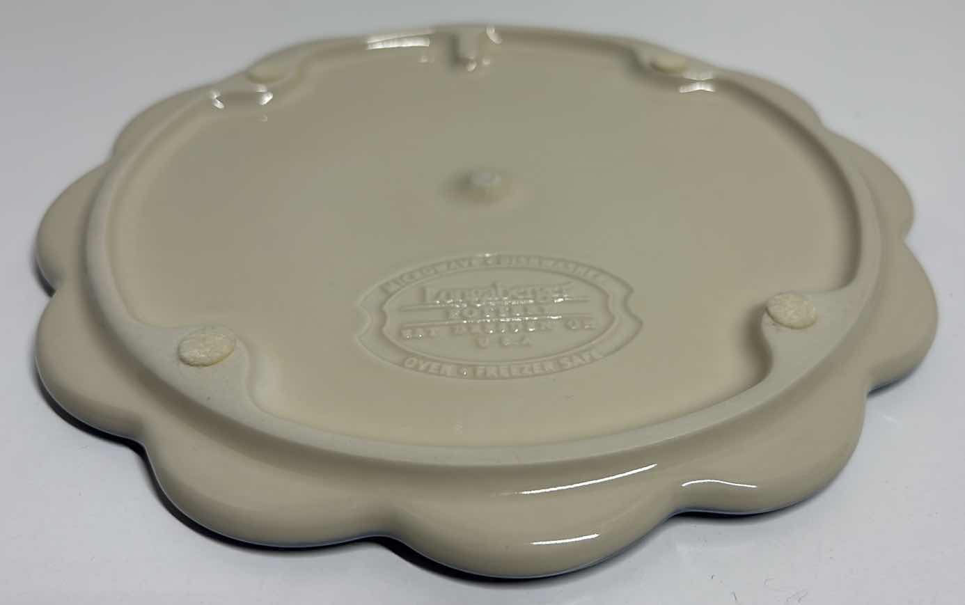 Photo 1 of LONGABERGER POTTERY AMERICAN CRAFT 8” TRIVET (FRENCH BLUE)