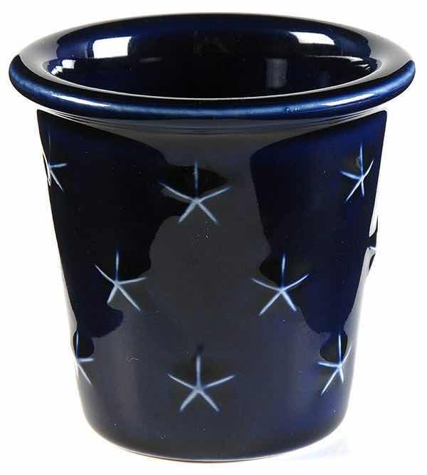 Photo 1 of LONGABERGER POTTERY PROUDLY AMERICAN COLLECTION SET OF 2 VOTIVE CANDLEHOLDERS 3.25” X 3”