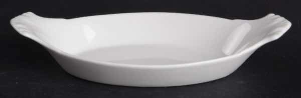 View 1 of APILCO PORCELAINE FRANCE CLASSIC WHITEWARE AUGRATIN DISH 4” X 7.75” H1.5”