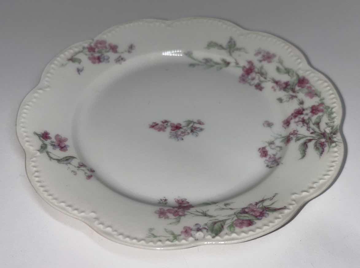 Photo 4 of 4 PC ASSORTED HAVILAND & CO. FRANCE 6.25” SAUCER PLATES
