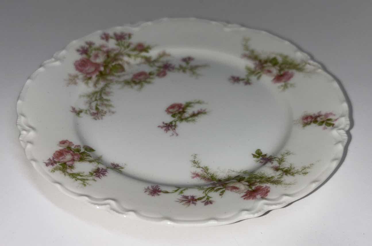 Photo 2 of 4 PC ASSORTED HAVILAND & CO. FRANCE 6.25” SAUCER PLATES