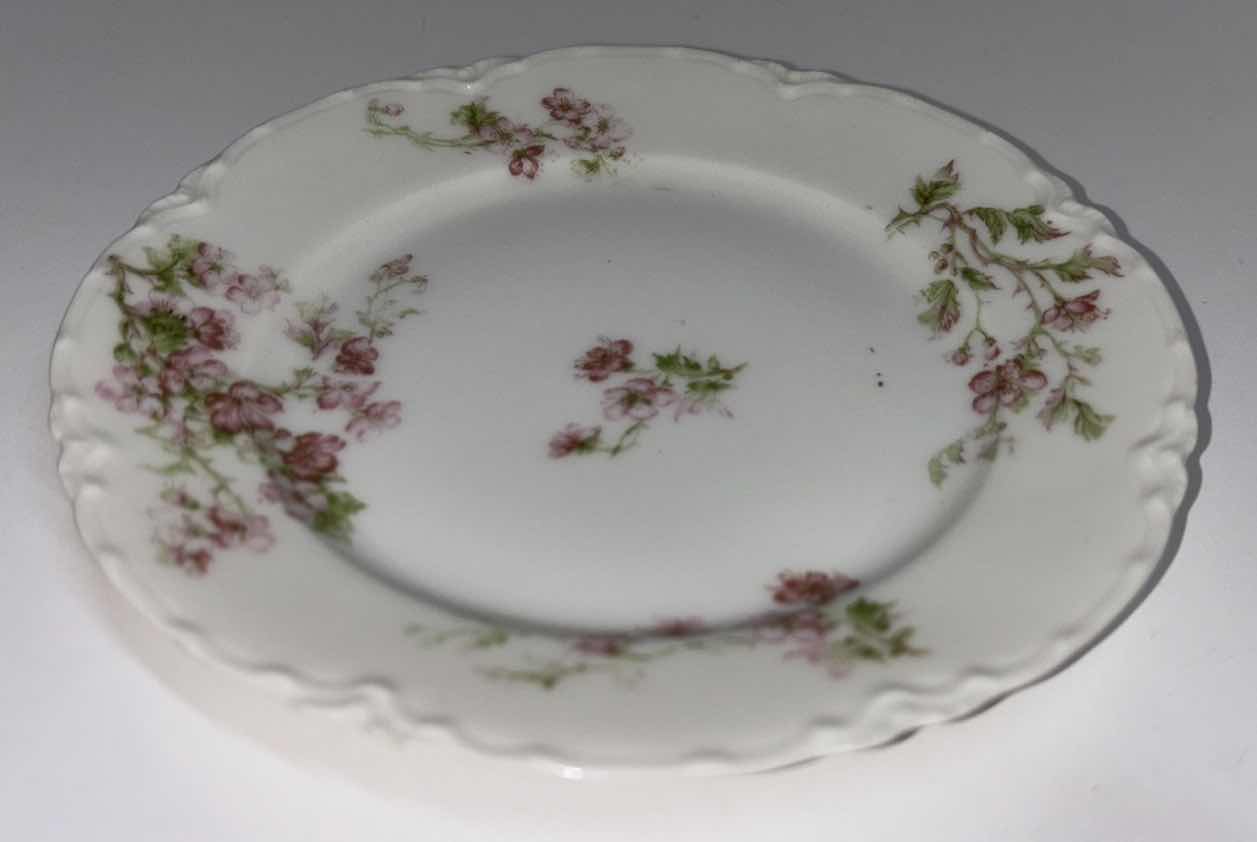 Photo 1 of 4 PC ASSORTED HAVILAND & CO. FRANCE 6.25” SAUCER PLATES