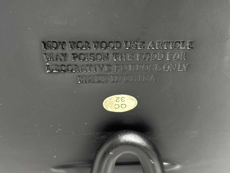 Photo 1 of CERAMIC 10” X 10” ROOSTER PLATES WITH WROUGHT IRON STANDS (2)