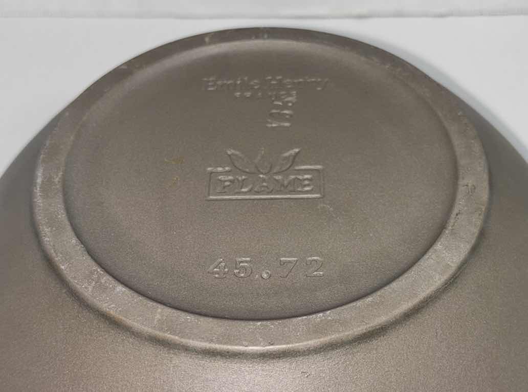 Photo 1 of EMILE HENRY FLAME BLACK STONEWARE COVERED CASSEROLE DISH (10” X 6”)