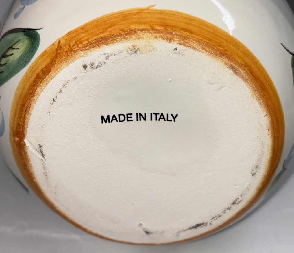 Photo 1 of DI CAMILLO BISCOTTI 1920 10.5” HANDPAINTED ITALIAN CERAMIC COOKIE JAR