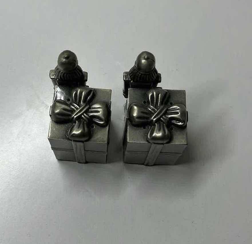Photo 5 of BOMBAY PEWTER NUTCRACKER SALT & PEPPER SHAKERS 1.25” X 2.5”