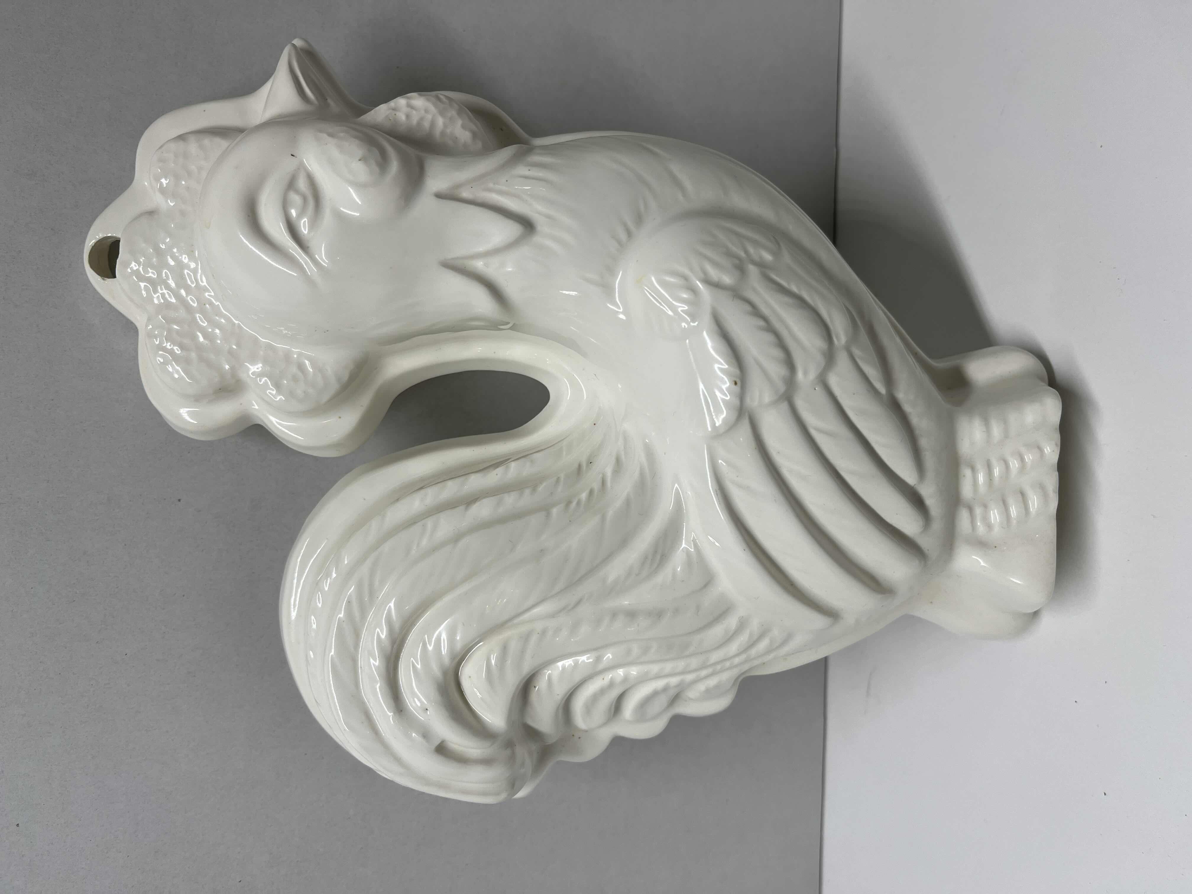 Photo 1 of FARMHOUSE CERAMIC JELLO MOLD ROOSTER 7.5” X 2.25” H11”